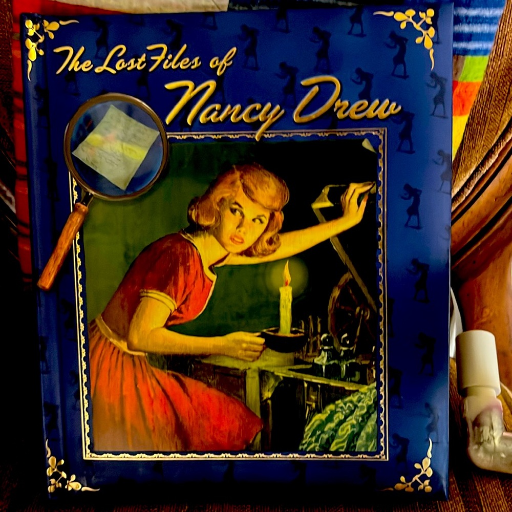 Nancy Drew interactive The Lost Files Mystery Book - Blue Cover fun surprises